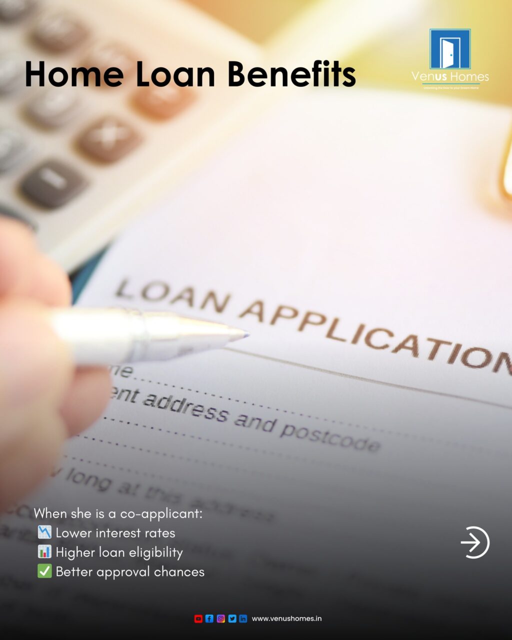 Instagram post from venus__homes. This post is in position 1.